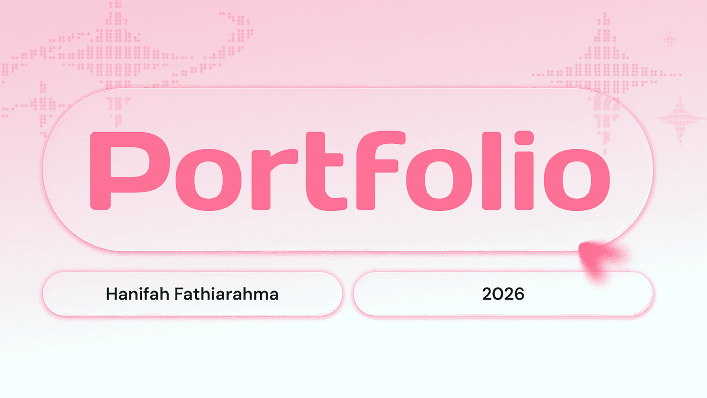 Portfolio 2026 cover for Hanifah Fathiarahma
